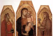 Ambrogio Lorenzetti Madonna and Child with Mary Magdalene and St Dorothea china oil painting artist